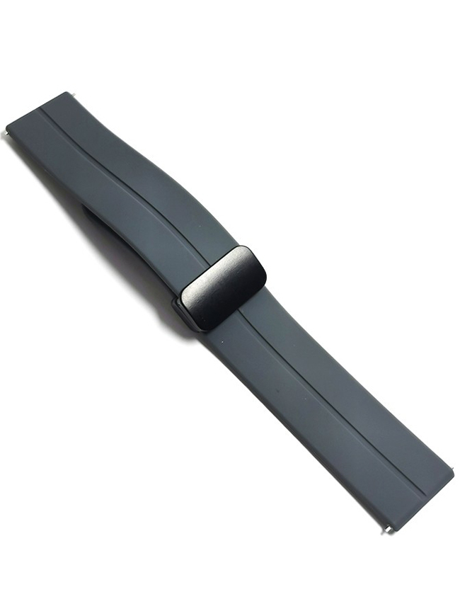 Curea din silicon, închidere cu deployant magnetic, quickrelease, 20mm, 22mm