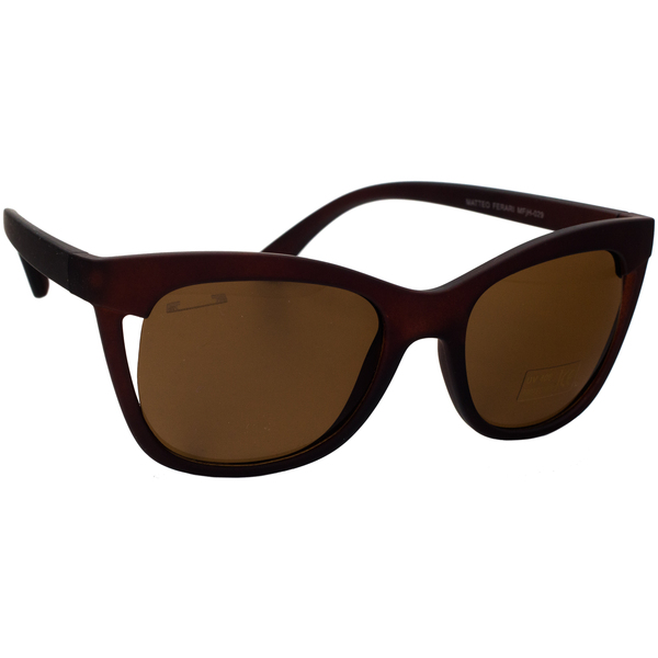 Ochelari de soare pentru Femei, Matteo Ferari, Rectangulari, UV400, Maro, MFJH-029BR