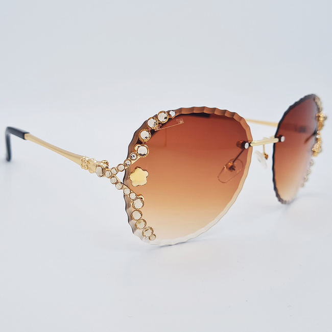 Ochelari de soare pentru Femei, Matteo Ferari, UV400, Maro, MFJH-117BR