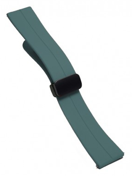 Curea din silicon, închidere cu deployant magnetic, quickrelease, 20mm, 22mm