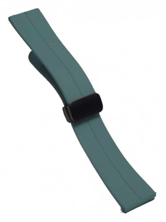 Curea din silicon, închidere cu deployant magnetic, quickrelease, 20mm, 22mm