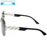 Ochelari de soare Bărbătești, Matteo Ferari, UV400, MFJH-062BK