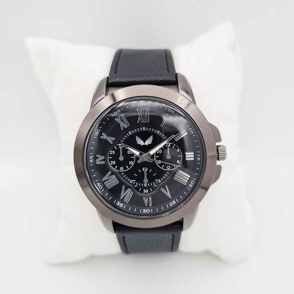 Ceas bărbătesc Ulysses quartz curea piele WM018BKBK