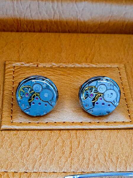 Set bărbătesc Cadou Matteo Ferari, Ceas, Butoni si pix metalic MF046B110G