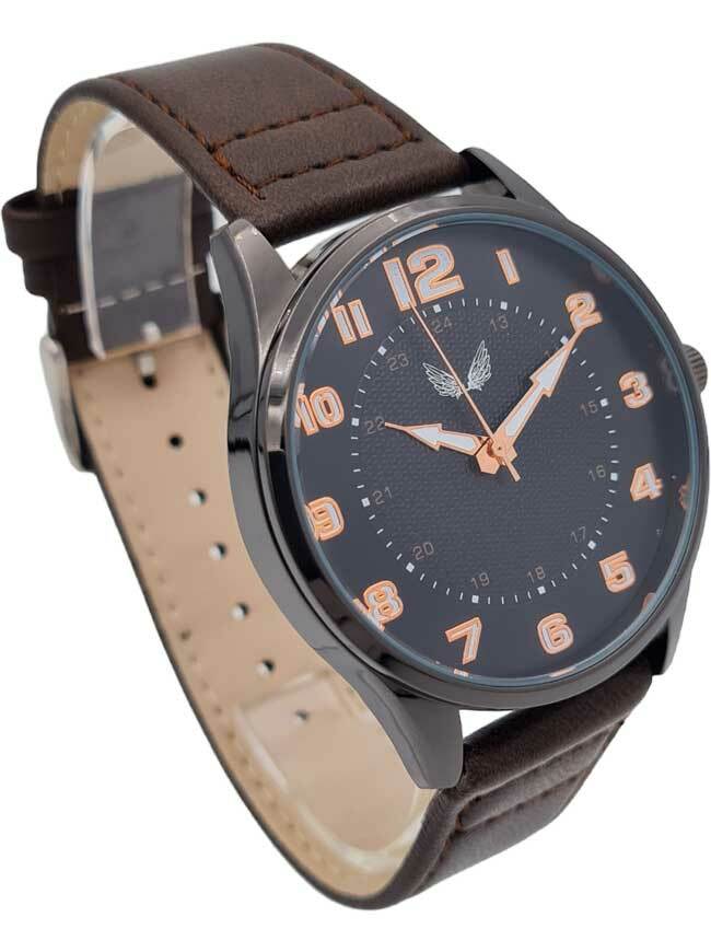 Ceas bărbătesc Ulysses sport quartz curea piele WM021BRSB