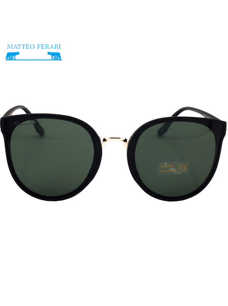 Ochelari de soare pentru Femei, Cat eye, Matteo Ferari, Negru, UV400, MFJH-025BK