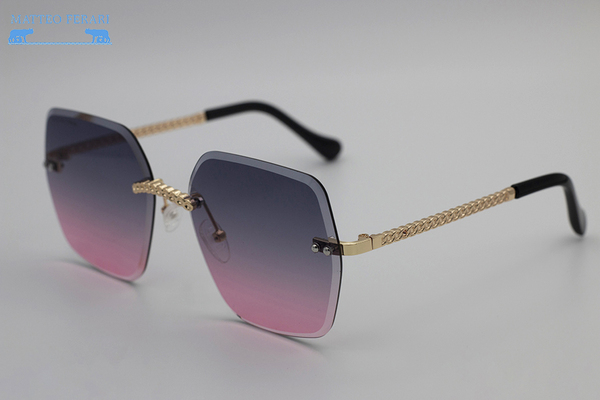 Ochelari de soare Matteo Ferari pentru Femei, Negru Gradient, MFJH-083PK