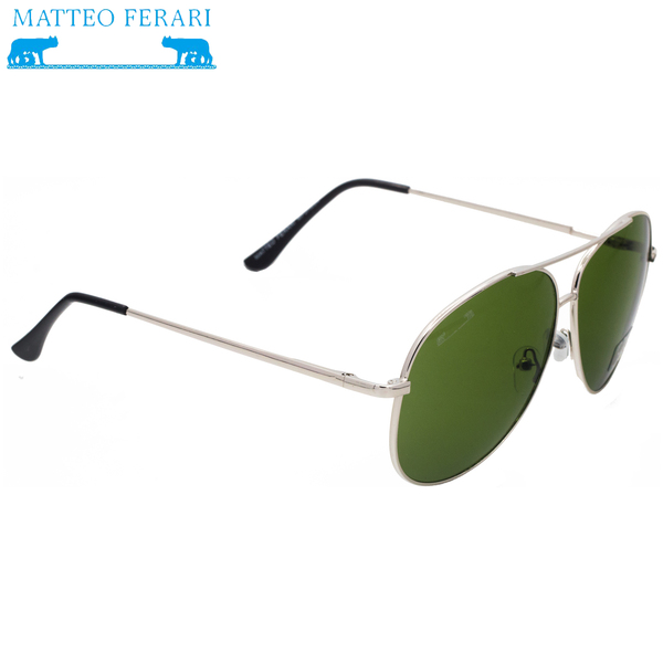 Ochelari de soare Bărbătești, Matteo Ferari, UV400, Pilot, MFJH-034GR