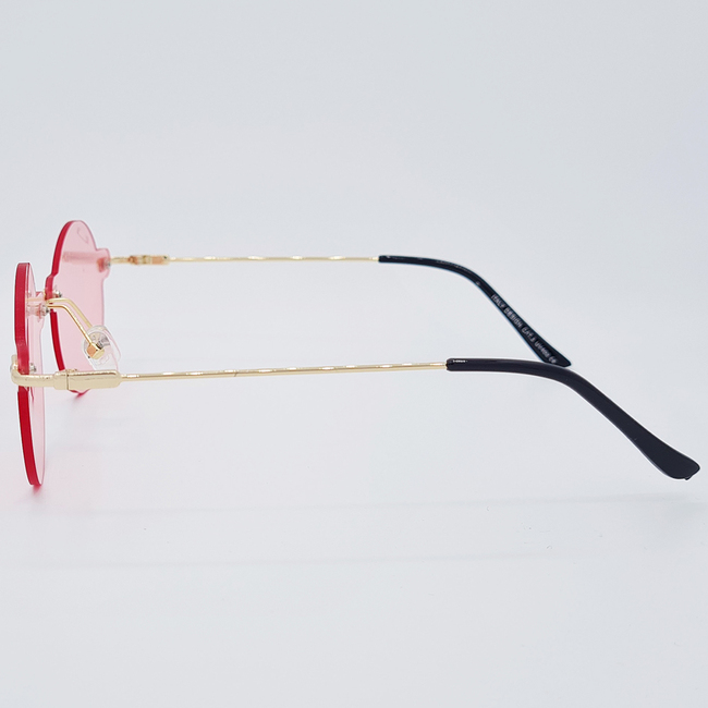 Ochelari de soare rotunzi, pentru Femei, Matteo Ferari, Roz, MFJH-126PK