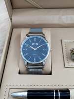 Set bărbătesc Cadou Matteo Ferari, Ceas, Butoni si pix metalic MF062B110G