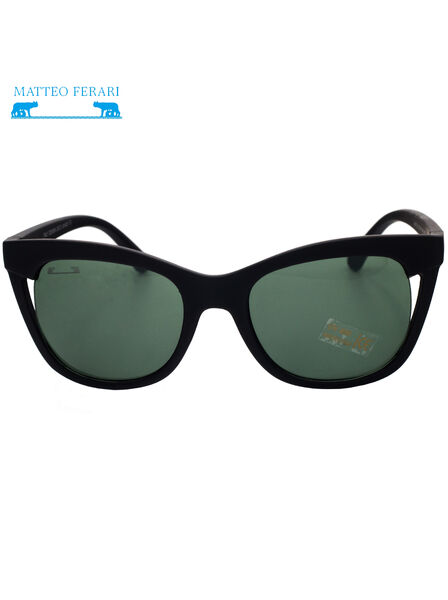 Ochelari de soare pentru Femei, Matteo Ferari, Rectangulari, Negru, UV400, MFJH-029BK