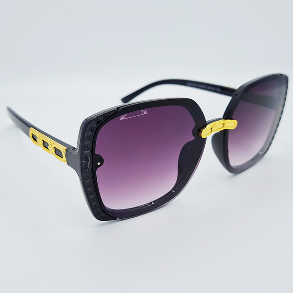 Ochelari de soare damă, ramă neagră, UV400 MFJH-134BK