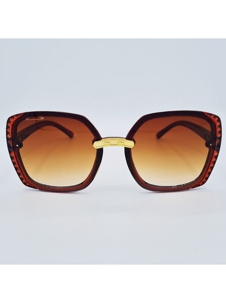 Ochelari de soare damă, ramă maro, UV400 MFJH-134BR