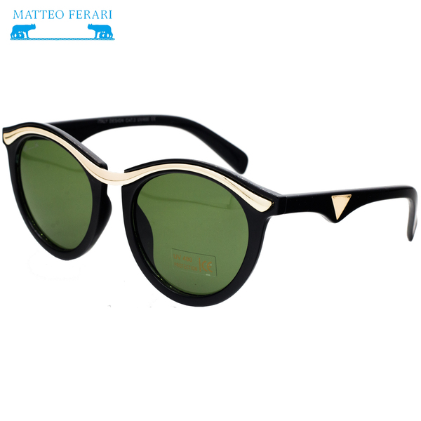 Ochelarid de soare pentru Femei, Matteo Ferari, UV400, Negru, MFJH-031BK