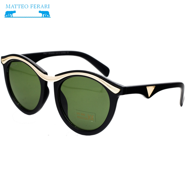 Ochelarid de soare pentru Femei, Matteo Ferari, UV400, Negru, MFJH-031BK