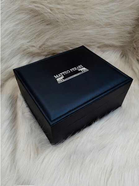 Set bărbătesc Cadou Matteo Ferari, Ceas, Butoni si pix metalic MF067B110G