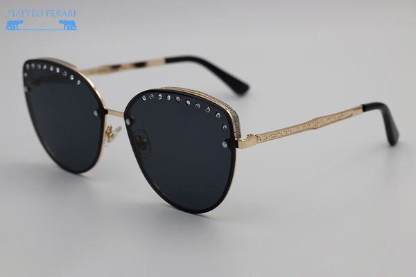 Ochelari de soare pentru Femei, Matteo Ferari, UV400, Black, MFJH-071BK
