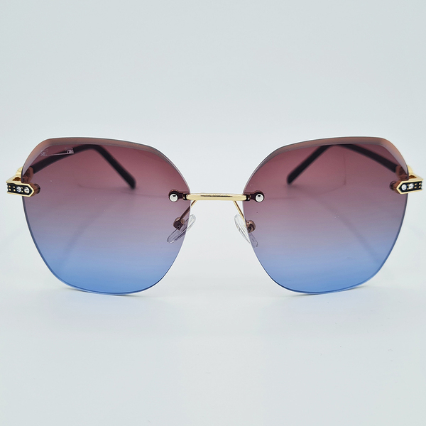 Ochelari de soare pentru Femei, Matteo Ferari, Degrade Albastru, UV400, MFJH-122BK