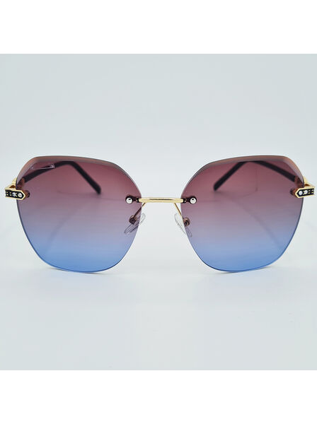 Ochelari de soare pentru Femei, Matteo Ferari, Degrade Albastru, UV400, MFJH-122BK