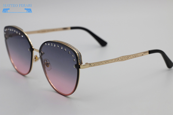 Ochelari de soare Matteo Ferari pentru Femei, UV400, Pink, MFJH-071PK