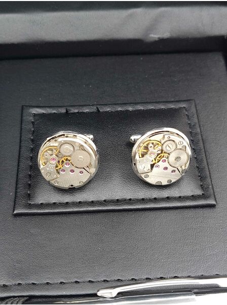 Set bărbătesc Cadou Matteo Ferari, Ceas, Butoni si pix metalic MF048B110G