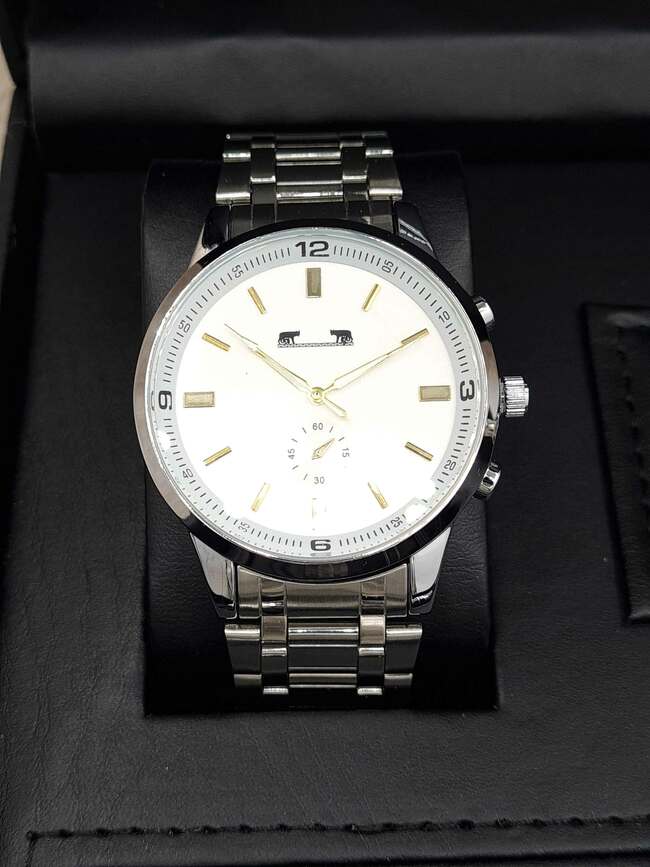 Set bărbătesc Cadou Matteo Ferari, Ceas, Butoni si pix metalic MF048B110G