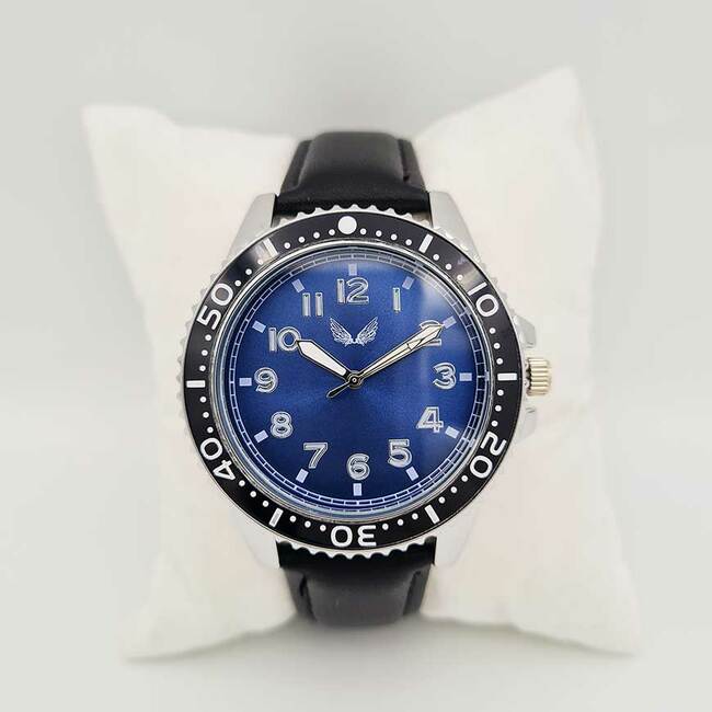 Ceas bărbătesc sport Ulysses curea neagra WM023BLBK