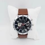 Ceas bărbătesc sport Ulysses curea piele maro WM022BKBR