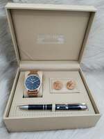 Set bărbătesc Cadou Matteo Ferari, Ceas, Butoni si pix metalic MF050B110G