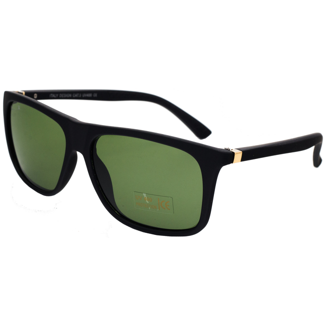 Ochelari de soare Bărbătești, Matteo Ferari, Rectangulari, Negru, U400, MFJH-030BK