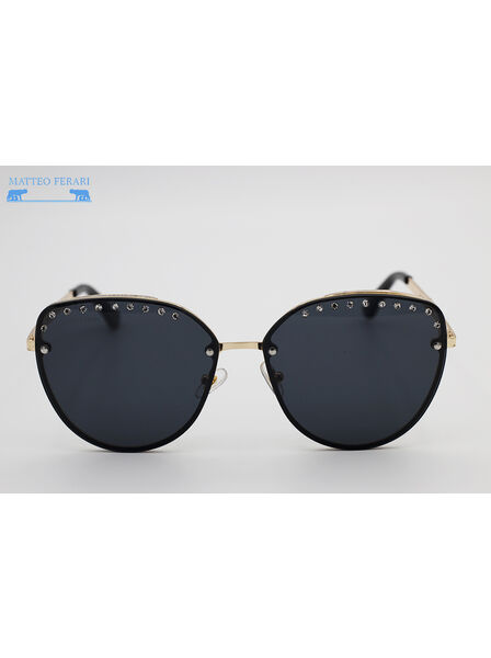 Ochelari de soare pentru Femei, Matteo Ferari, UV400, Black, MFJH-071BK