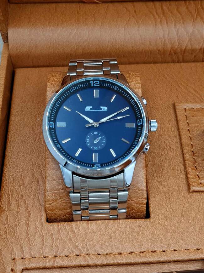 Set bărbătesc Cadou Matteo Ferari, Ceas, Butoni si pix metalic MF054B110G