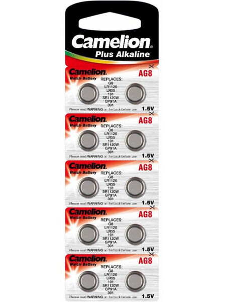 AG8 Baterii ceas de mână Camelion