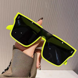 Ochelari de soare unisex, ramă Neon, lentila Neagra, UV400, MFJH-153Y