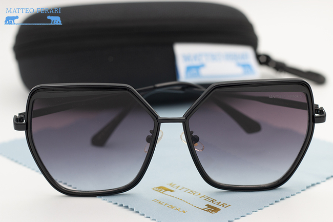 Ochelari de soare dama Matteo Ferari MFJH-093_BK_BK