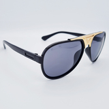 Ochelari de soare unisex, lentila neagră, UV400, MFJH-143BK