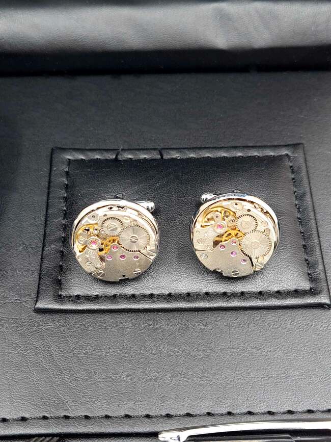 Set bărbătesc Cadou Matteo Ferari, Ceas, Butoni si pix metalic MF053B110G