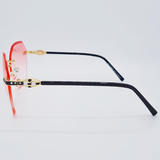 Ochelari de damă Roșii Degrade, Matteo Ferari, UV400, MFJH-122R