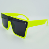 Ochelari de soare unisex, ramă Neon, lentila Neagra, UV400, MFJH-153Y