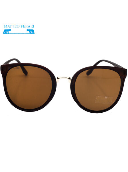 Ochelari de soare pentru Femei, Matteo Ferari, UV400, Maro, MFJH-025BR