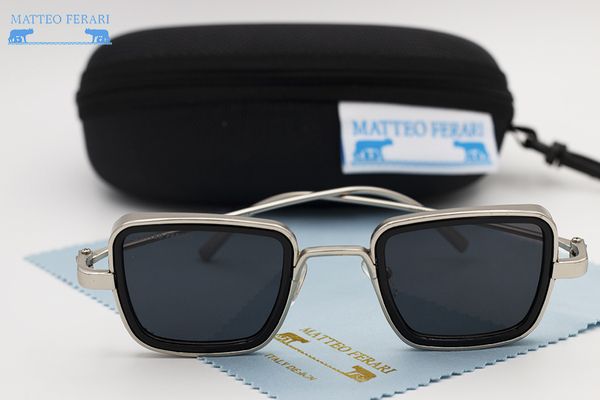 Ochelari de soare Unisex, Matteo Ferari, Ramă Metalică, UV400, MFJH-087S