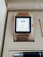 Set bărbătesc Cadou Matteo Ferari, Ceas, Butoni si pix metalic MF058B110G