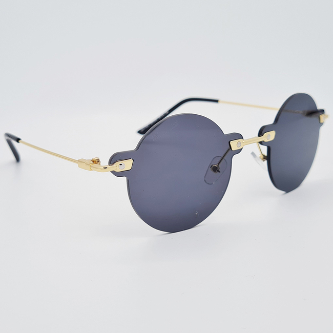 Ochelari de soare rotunzi pentru Femei, Matteo Ferari, Negru, MFJH-126BK