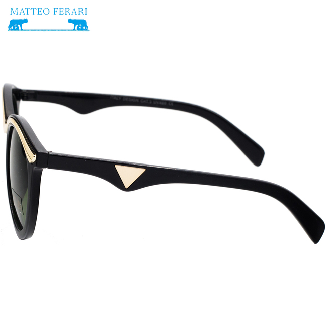 Ochelarid de soare pentru Femei, Matteo Ferari, UV400, Negru, MFJH-031BK