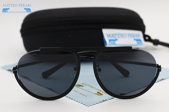 Ochelari de soare Bărbătești, Matteo Ferari, UV400, MFJH-076BK