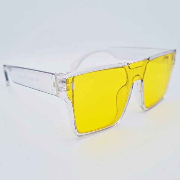 Ochelari Unisex cu lentile Galbene, Matteo Ferari, UV400, MFJH-151Y