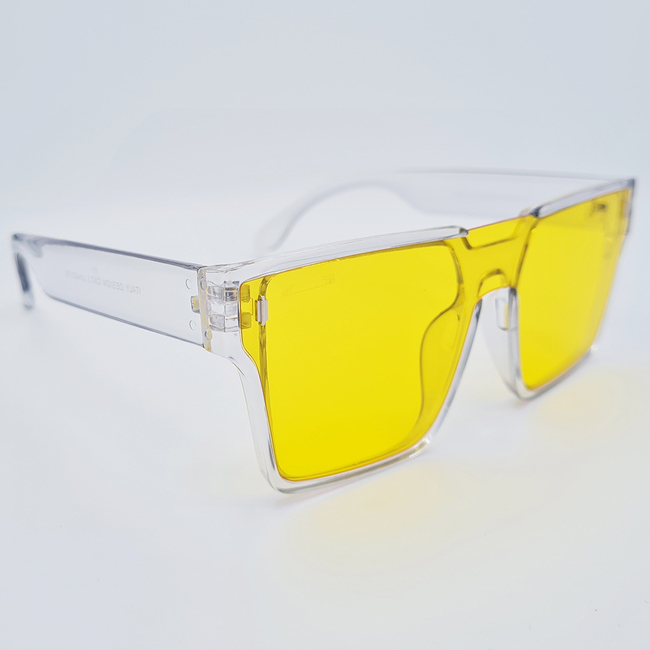 Ochelari Unisex cu lentile Galbene, Matteo Ferari, UV400, MFJH-151Y