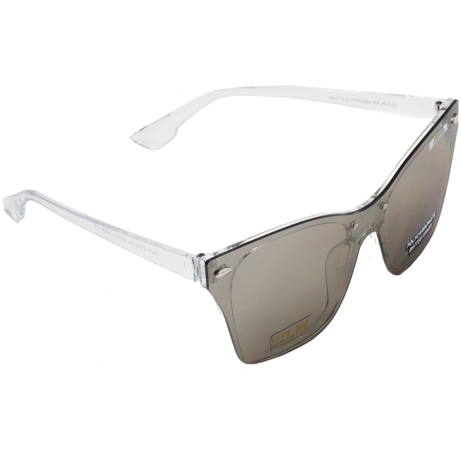 Ochelari de soare pentru Femei, Matteo Ferari Silver, lentilă oglindă, MFJH-010SR