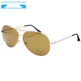 Ochelari stil Aviator, Bărbătești, Matteo Ferari, Maro, UV400, MFJH-049BR
