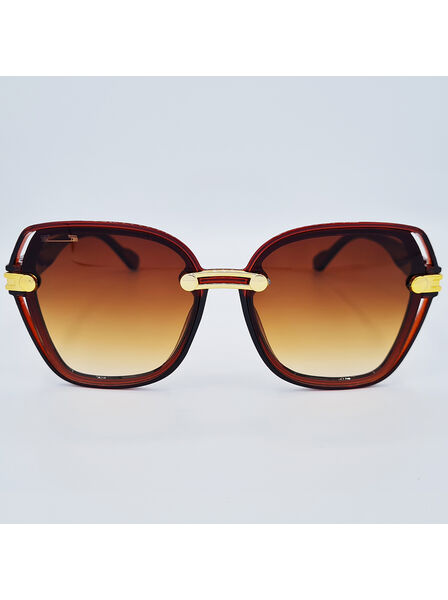 Ochelari de soare maro pentru Femei, Elegant, protecție UV400, MFJH-137BR